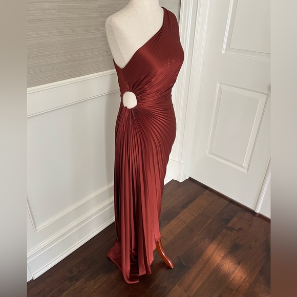 ALC Delfina Pleated  Maxi Dress - Picture 8 of 13